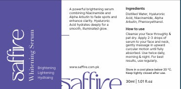 SAFFIRE WHITENING SERUM