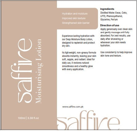 Saffire Moisturizing Lotion